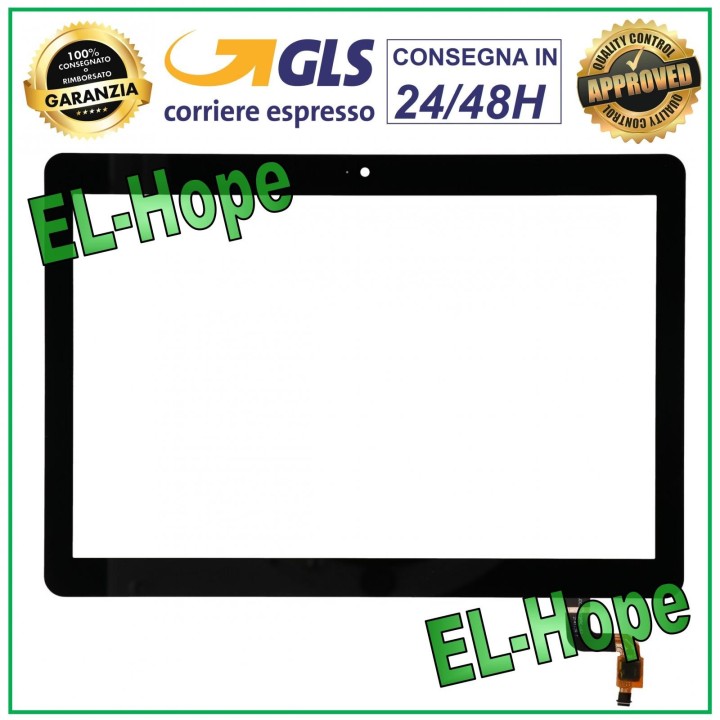 TOUCH SCREEN GLASS HUAWEI MEDIAPAD T3 10  AGS-L03 AGS-L09 AGS-W09 DIGITIZER BLACK