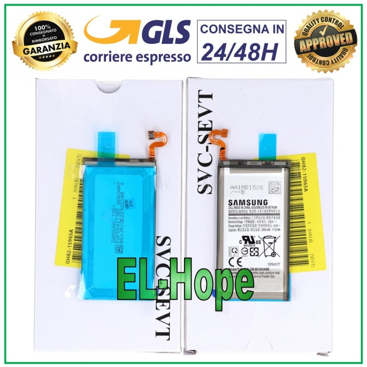 ORIGINAL BATTERY SERVICE PACK EB-BG960ABE SAMSUNG S9 SM G960 G960F 3000 mAh