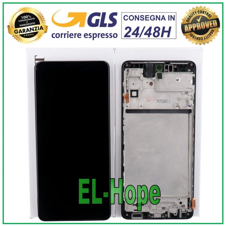 ORIGINAL DISPLAY FRAME SAMSUNG M51 2020 SM-M515F M515 TOUCH SCREEN GH82-24166A