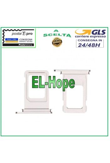 SLOT CART COMPARTMENT NANO SIM CARD HOLDER APPLE IPHONE 11 WHITE CARD HOUSING