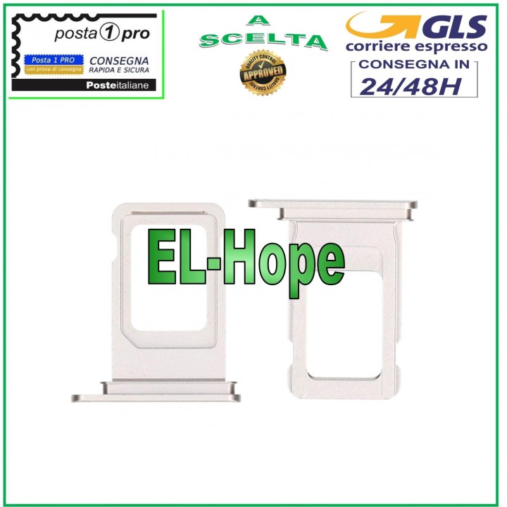 SLOT CART COMPARTMENT NANO SIM CARD HOLDER APPLE IPHONE 11 WHITE CARD HOUSING
