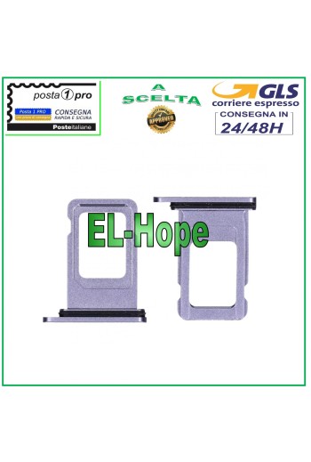 SLOT CART COMPARTMENT NANO SIM HOLDER APPLE IPHONE 11 CARD HOUSING PURPLE