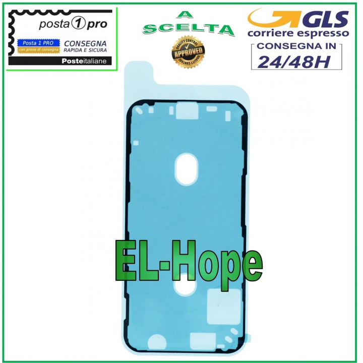 Double-sided adhesive seal for anti-leakage screen fixing for iPhone 12 Mini