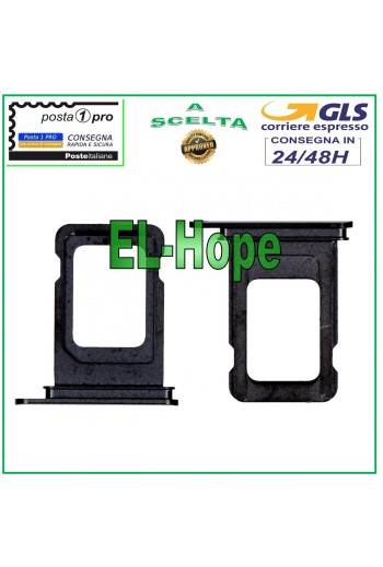 SLOT CART COMPARTMENT NANO SIM CARD HOLDER APPLE IPHONE 11 PRO BLACK