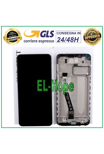 LCD DISPLAY + ORIGINAL FRAME XIAOMI REDMI NOTE 9 / 10X 4G M2003J15SG TOUCH BLACK