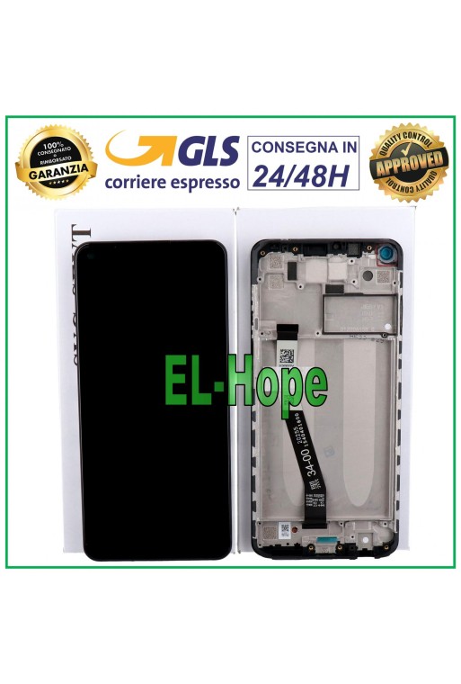 LCD DISPLAY + ORIGINAL FRAME XIAOMI REDMI NOTE 9 / 10X 4G M2003J15SG TOUCH BLACK