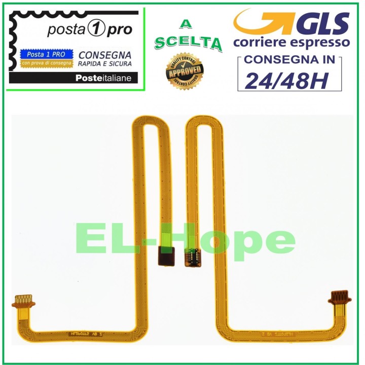FLAT FLEX CABLE FINGERPRINT SENSOR HUAWEI P SMART PLUS 2019 POT-LX1T