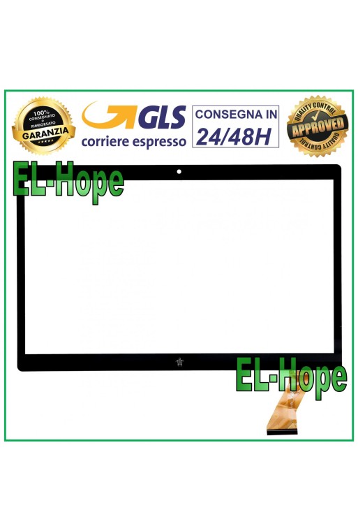 TOUCH SCREEN GLASS MEDIACOM SMARTPAD PRO 11.6 AZIMUT 2 M-SP1AZ2P ORIGINAL BLACK