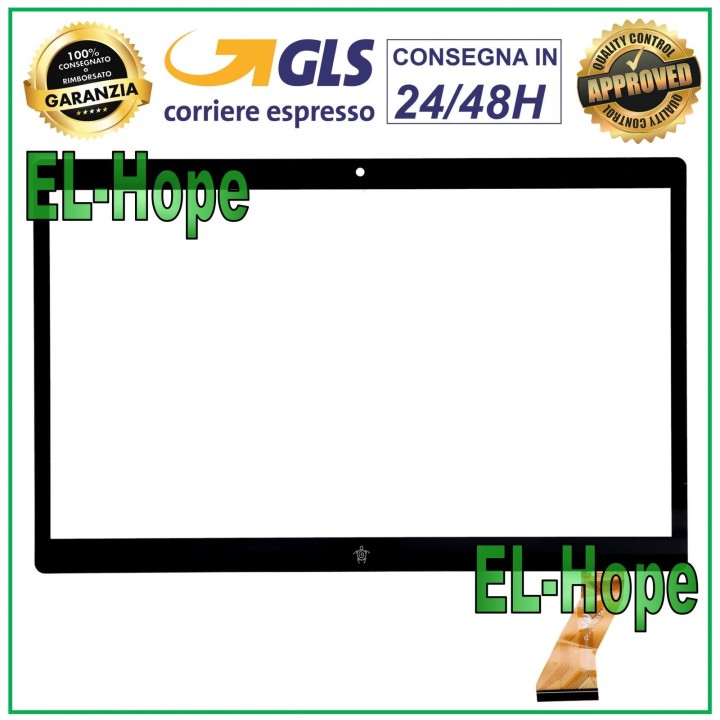 TOUCH SCREEN GLASS MEDIACOM SMARTPAD PRO 11.6 AZIMUT 2 M-SP1AZ2P ORIGINAL BLACK