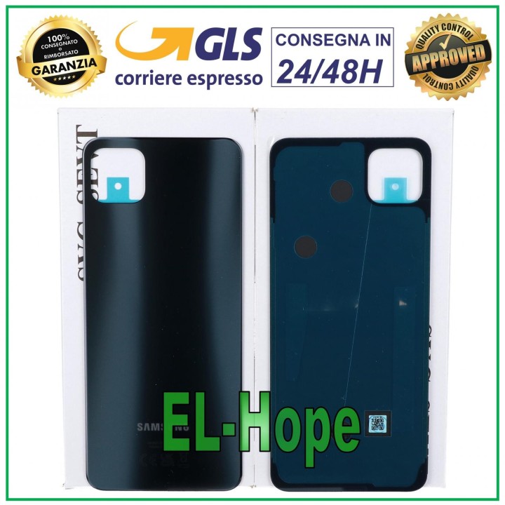 ORIGINAL SAMSUNG GALAXY A22 5G SM-A226 BATTERY COVER BLACK BACK COVER