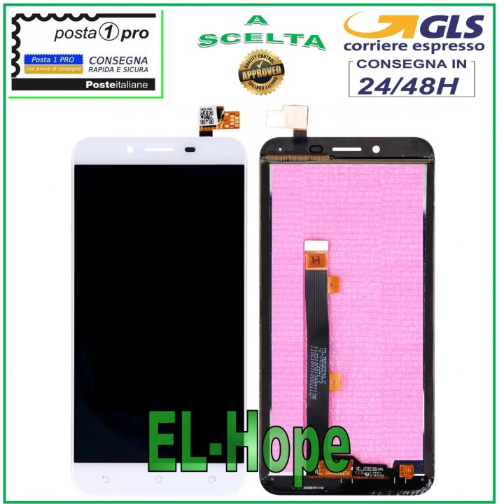 LCD DISPLAY FOR ASUS ZENFONE 3 MAX 5.5 ZC553KL X00DD X00DS TOUCH SCREEN WHITE