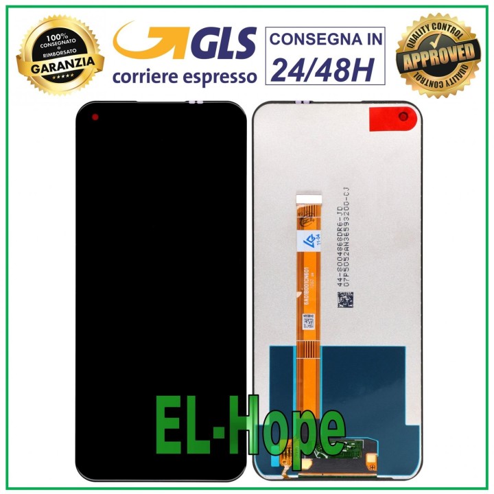 LCD DISPLAY FOR OPPO A33 - A53 2020 A53S CPH2127 CPH2135 TOUCH SCREEN BLACK GLASS