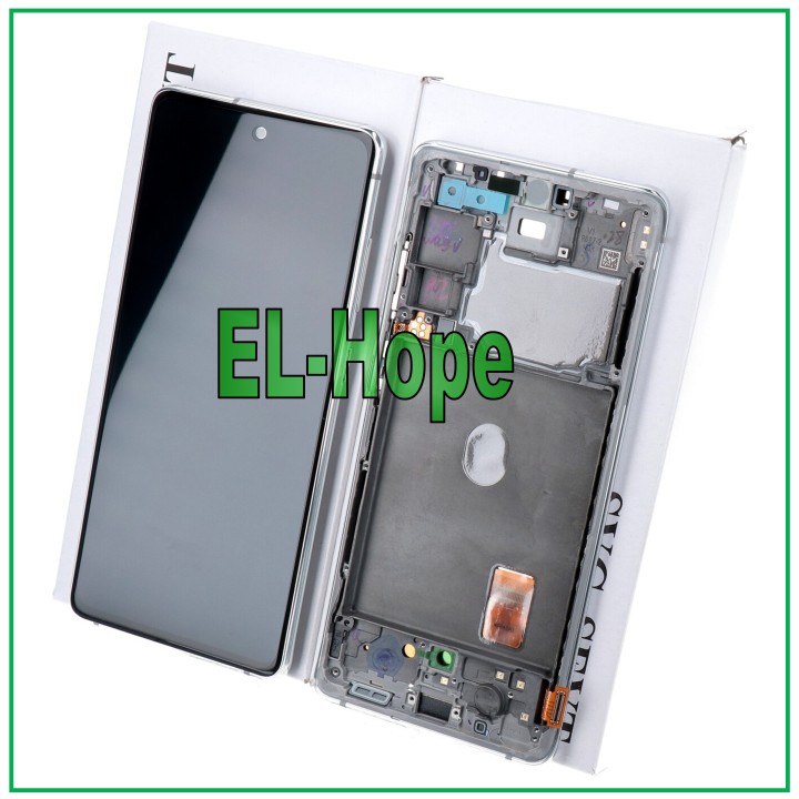 ORIGINAL FRAME DISPLAY SAMSUNG S20 FE SM-G780F TOUCH SCREEN WHITE GH82-24220B