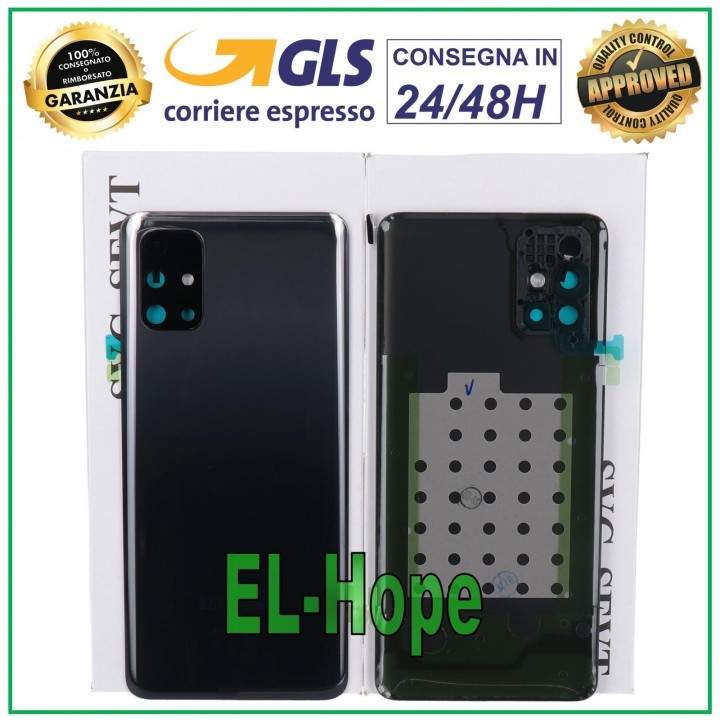 ORIGINAL SAMSUNG GALAXY M31S SM-M317 BATTERY COVER BLACK BACK COVER