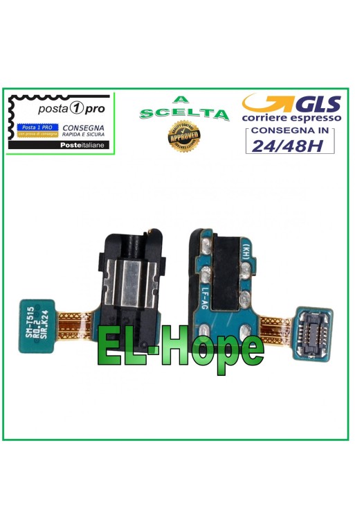 FLAT FLEX CABLE EARPHONE JACK AUDIO HEADPHONES SAMSUNG GALAXY TAB A SM T510 T515