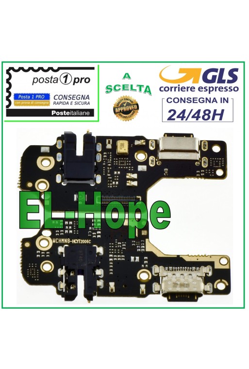 CHARGING CONNECTOR XIAOMI REDMI NOTE 8 MICROPHONE DOCK JACK PCB TYPE C CHARGING