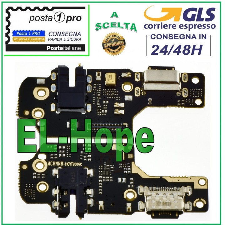 CHARGING CONNECTOR XIAOMI REDMI NOTE 8 MICROPHONE DOCK JACK PCB TYPE C CHARGING