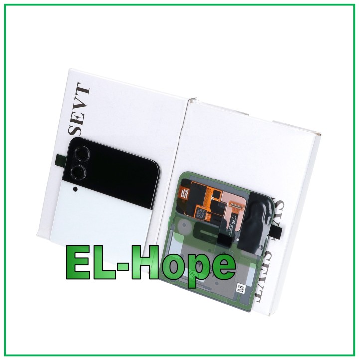 ORIGINAL SAMSUNG Z FLIP 4 SM-F721B TOP REAR LCD WHITE GH97-27947F