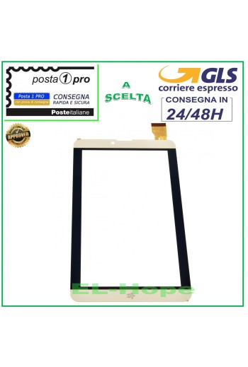 TOUCH SCREEN GLASS MEDIACOM SMARTPAD I2 7 M-SP7I2B ORIGINAL GOLD GOLD