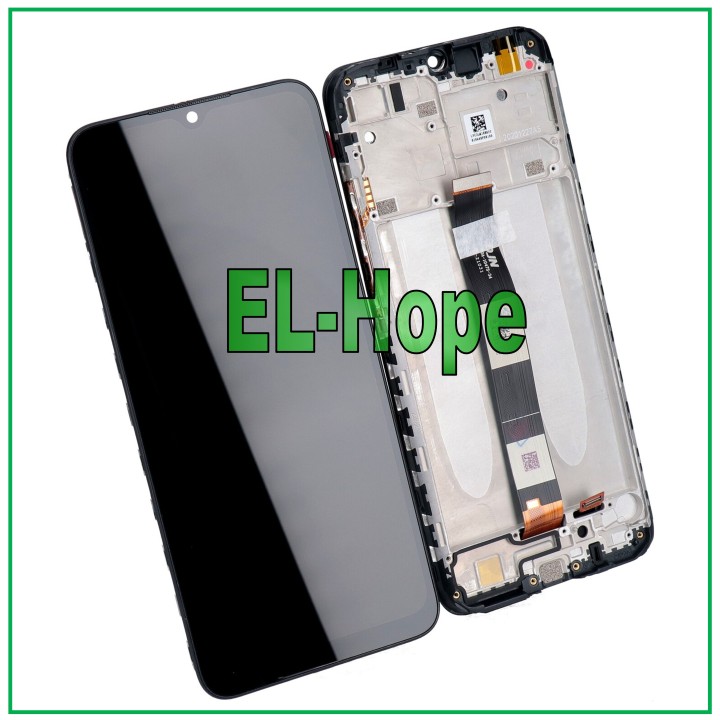 DISPLAY FRAME FOR XIAOMI REDMI 9A M2006C3LG M2006C3LC TOUCH SCREEN GLASS BLACK