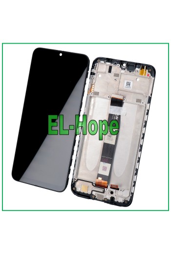DISPLAY FRAME FOR XIAOMI REDMI 9A M2006C3LG M2006C3LC TOUCH SCREEN GLASS BLACK