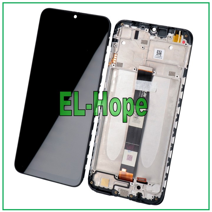 DISPLAY FRAME FOR XIAOMI REDMI 9A M2006C3LG M2006C3LC TOUCH SCREEN GLASS BLACK