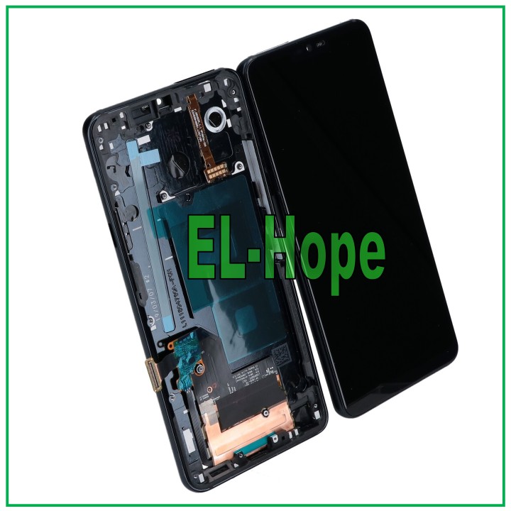LCD DISPLAY + FRAME FOR LG G7 ONE G7-FIT LMQ850EM TOUCH SCREEN BLACK SCREEN