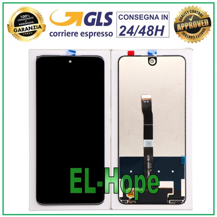 ORIGINAL SERVICE LCD DISPLAY HUAWEI P SMART 2021 PPA-LX2 TOUCH SCREEN BLACK