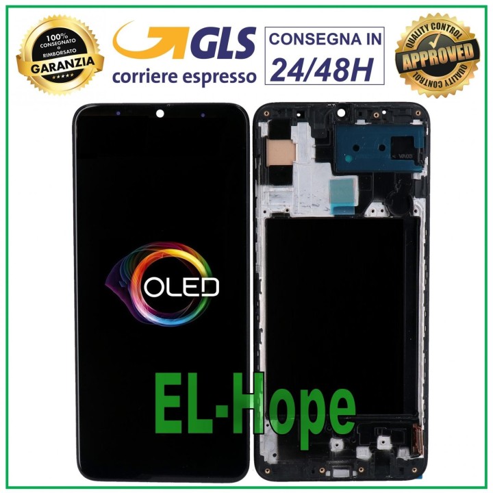 OLED LCD DISPLAY FOR SAMSUNG GALAXY A70 SM-A705 TOUCH SCREEN GLASS SCREEN FRAME