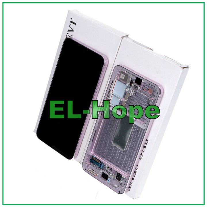 ORIGINAL LCD TOUCH DISPLAY SAMSUNG S23 SM-S911 LAVENDER LIGHT PINK GH82-30480D