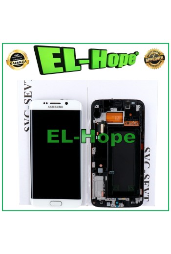 ORIGINAL LCD DISPLAY SAMSUNG GALAXY S6 EDGE SM-G925F TOUCH SCREEN WHITE