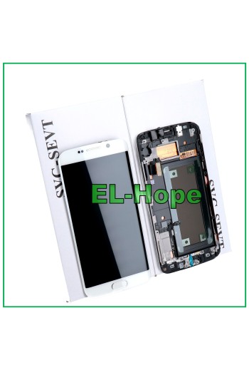 ORIGINAL LCD DISPLAY SAMSUNG GALAXY S6 EDGE SM-G925F TOUCH SCREEN WHITE