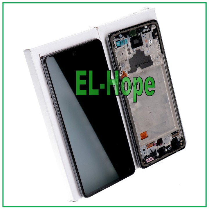 ORIGINAL LCD + TOUCH DISPLAY SAMSUNG A72 SM A725 A726 BLACK FRAME GH82-25541A