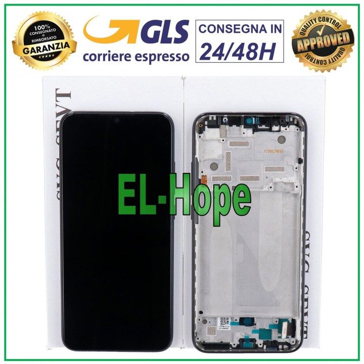 ORIGINAL LCD DISPLAY + FRAME XIAOMI MI A3 M1906F9 / Mi CC9E TOUCH SCREEN BLACK