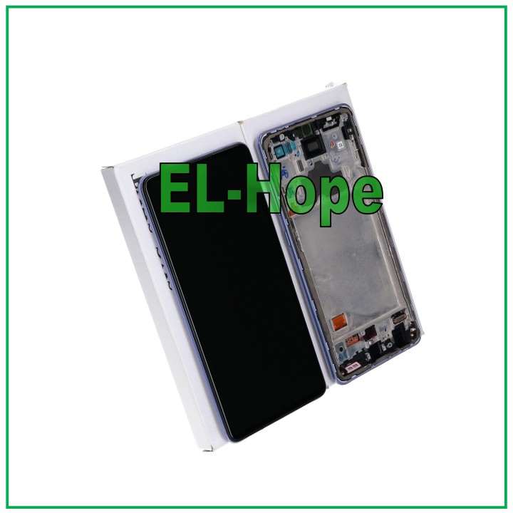 ORIGINAL DISPLAY SERVICE SAMSUNG A72 SM A725 A726 TOUCH FRAME PURPLE GH82-25542C