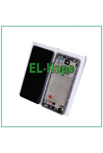 ORIGINAL LCD DISPLAY SERVICE SAMSUNG GALAXY A72 SM A725 A726 TOUCH FRAME PURPLE