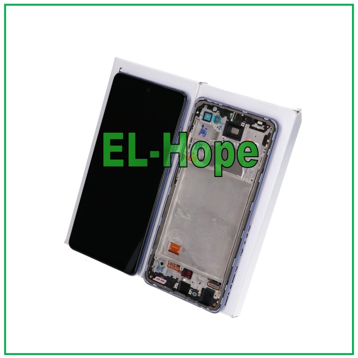 ORIGINAL DISPLAY SERVICE SAMSUNG A72 SM A725 A726 TOUCH FRAME PURPLE GH82-25542C