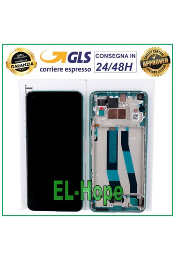ORIGINAL DISPLAY + FRAME XIAOMI MI 11 LITE 4G 5G NE M2101K9AG TOUCH GREEN GLASS