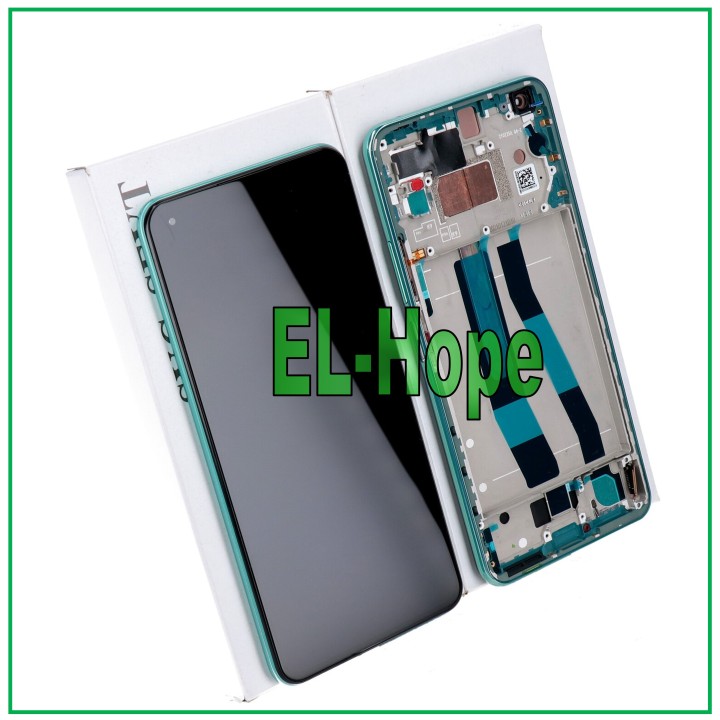 ORIGINAL DISPLAY + FRAME XIAOMI MI 11 LITE 4G 5G NE M2101K9AG TOUCH GREEN GLASS