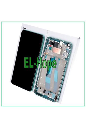 ORIGINAL DISPLAY + FRAME XIAOMI MI 11 LITE 4G 5G NE M2101K9AG TOUCH GREEN GLASS