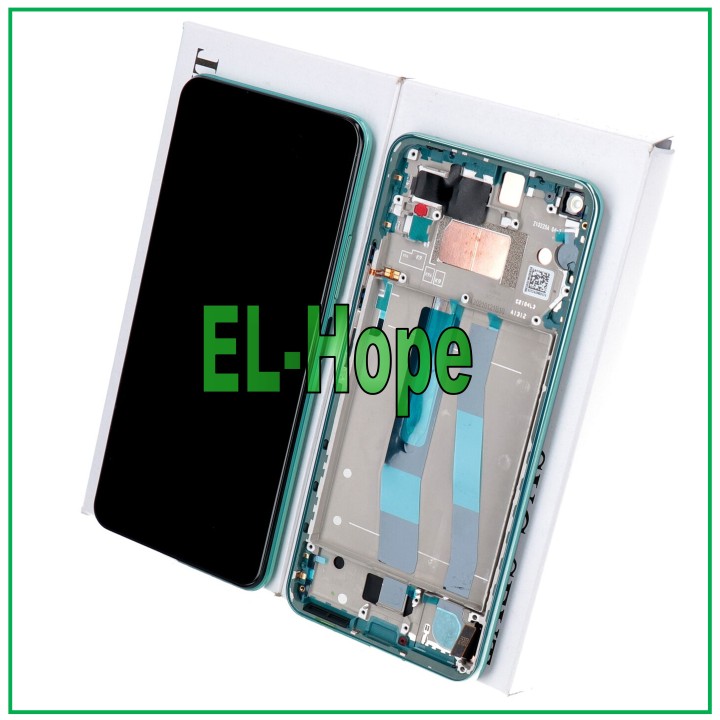 ORIGINAL DISPLAY + FRAME XIAOMI MI 11 LITE 4G 5G NE M2101K9AG TOUCH GREEN GLASS