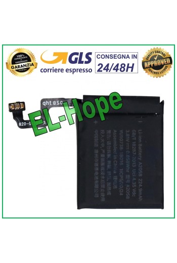 BATTERY FOR APPLE WATCH SERIES 4 GENERATION A1977 40 mm BATTERY A2058 224.9 mAh