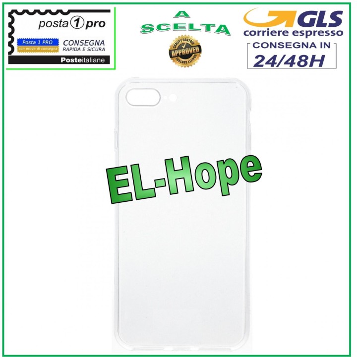 Transparent Protective Case Cover for Apple iPhone 7 Plus TPU Bumper