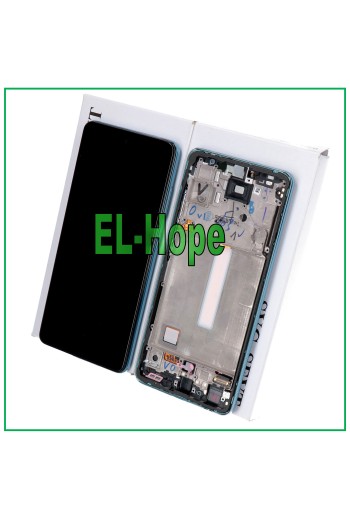 100% ORIGINAL TOUCH LCD DISPLAY SAMSUNG GALAXY A52 SM A525F A526B BLUE FRAME