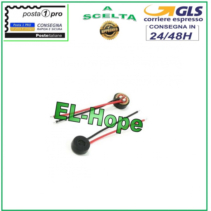 VOICE CAPSULE CALL + MICROPHONE WIRE TO SOLDER FOR TABLETS CELL PHONES SMARTPHONES