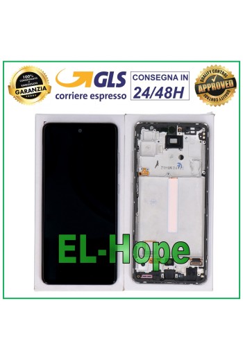 100% ORIGINAL TOUCH LCD DISPLAY SAMSUNG GALAXY A52 SM A525F A526B WHITE FRAME