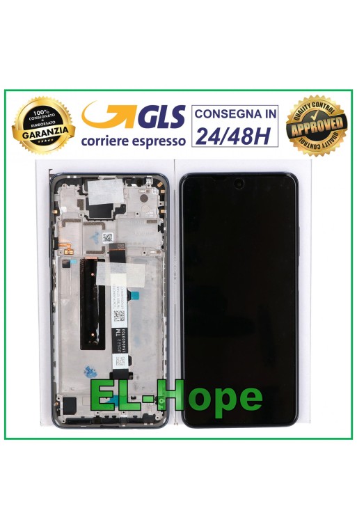 TOUCH FRAME LCD DISPLAY 100% ORIGINAL XIAOMI Mi 10T LITE M2007J17G TARNISH BLACK