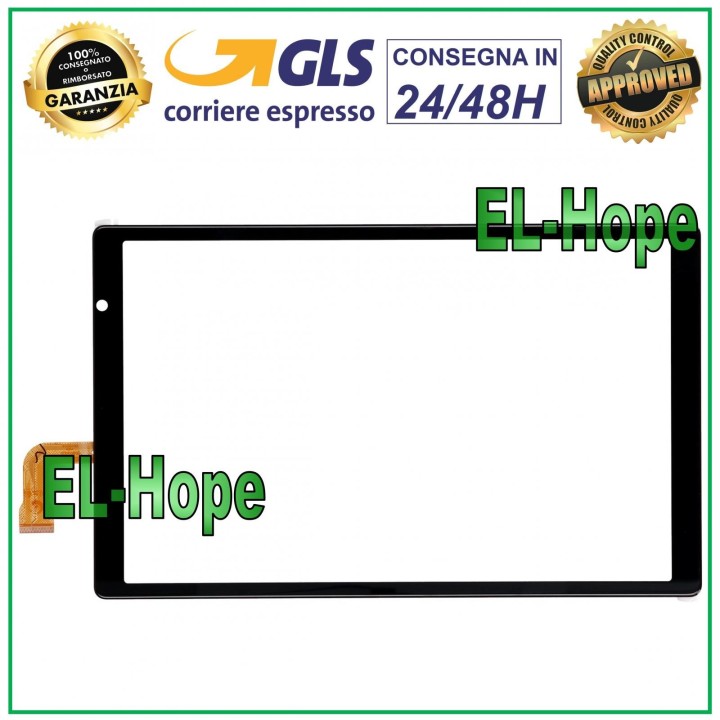 TOUCH SCREEN GLASS TABLET VANKYO MATRIXPAD S20 DIGITIZER 10.1  ORIGINAL BLACK