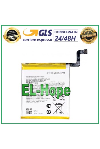 KP50 BATTERY FOR MOTOROLA MOTO ONE ZOOM XT2010 BATTERY 4000 mAh