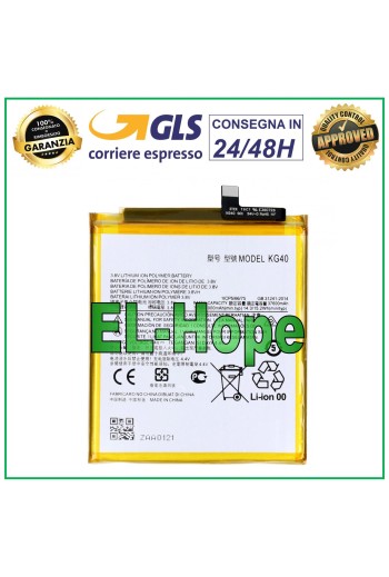 KG40 BATTERY FOR MOTOROLA E7 / MOTO ONE MACRO / G8 PLAY XT2015 4000mAh